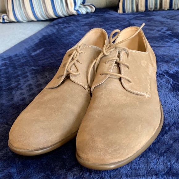 John Varvatos Dress Shoes Suede Cap Toe 10M - Picture 12 of 13